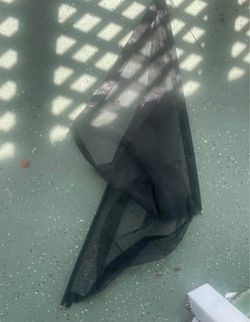 Black Mesh dog gate
