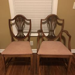 2 Dining Room Chairs 