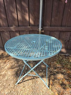 Patio Folding Table.