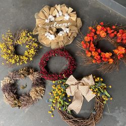 Wreaths (Group Of 6)