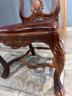 SET OF 4 WIDE SEAT LOUIS XV CHAIRS $200 per chair