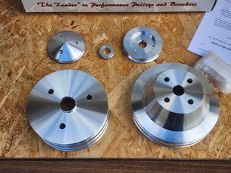 MARXH ALUMINUM PULLEY KIT 71-82 corvette 350