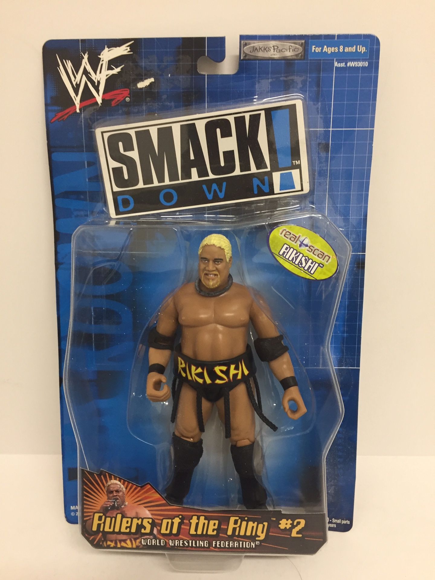 WWE WWF Smack Down Rikishi Action Figure - wrestler wrestling