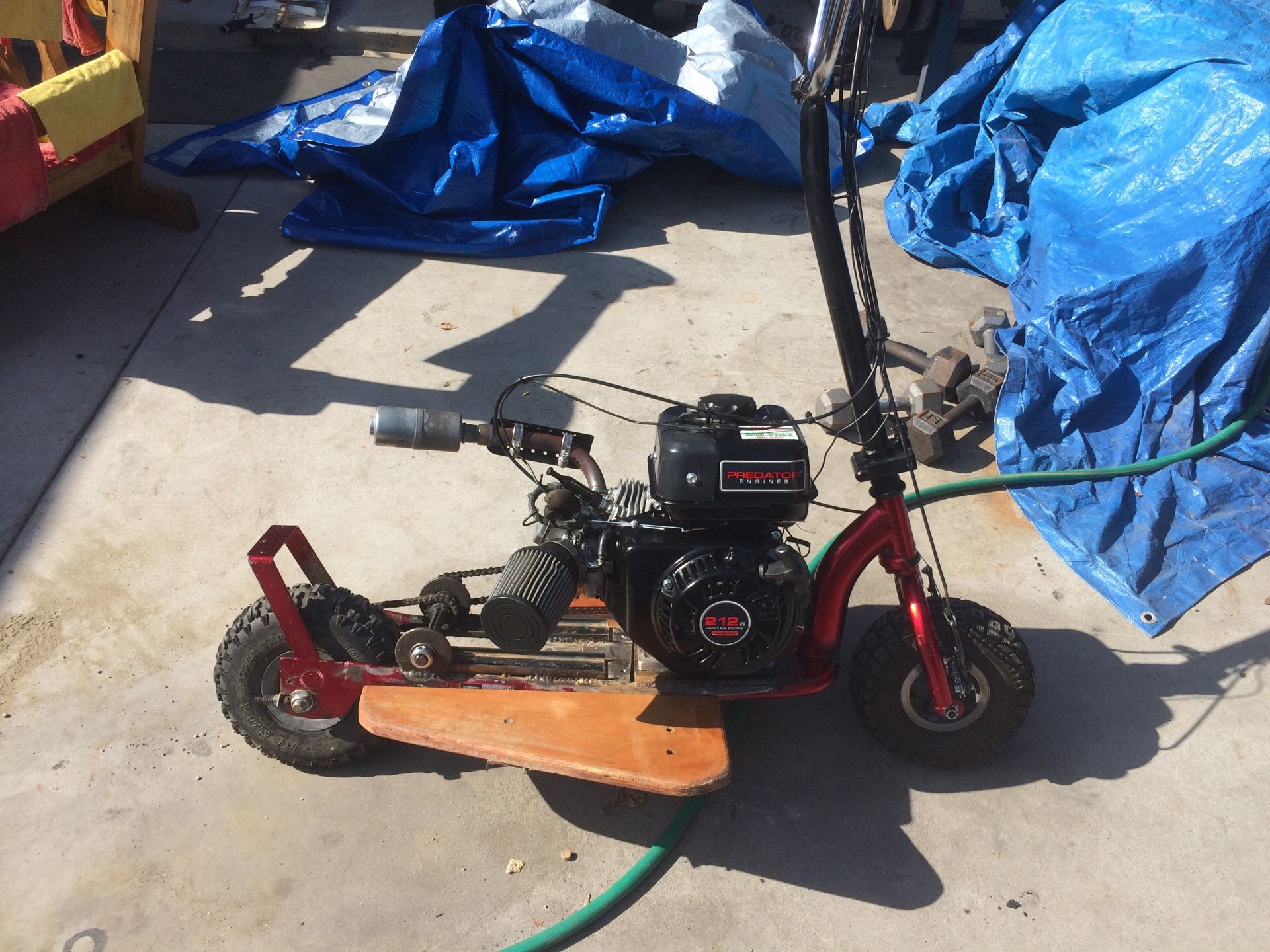 212cc scooter go-ped goped minibike