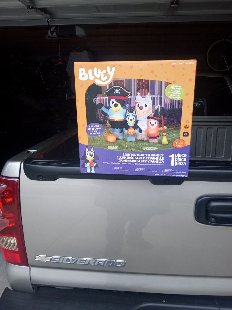 Bluey Halloween Blow Up Brand New