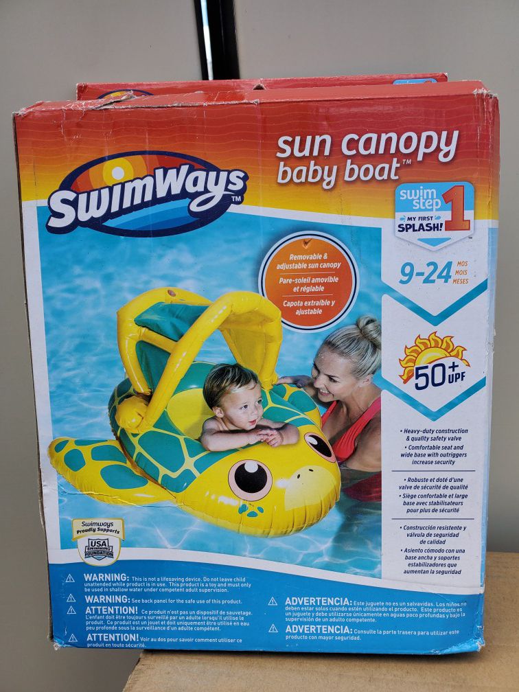 Sun canopy baby boat