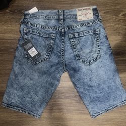 True Religion Jorts Size 32