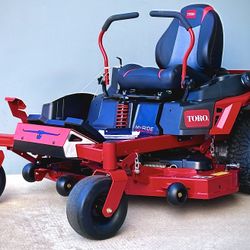 Brand new Brand new Toro 50 in. 726 cc Hydrostatic Gas Zero Turn Riding Mower with MY RIDE suspension system and Kawasaki engine 23hp.  Model # 77502