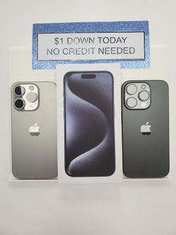 🔥 Stunning Features, Unbeatable Prices- iPhone 15 Pro 📱$1 DOWN AVAILABLE 