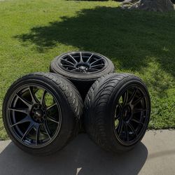 Chromium Black XXR Wheels with Tires