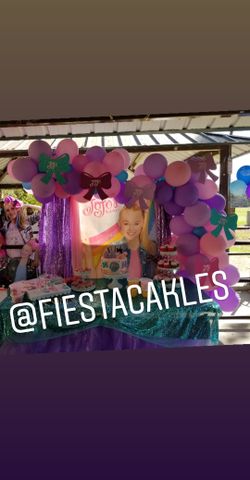 Jojo siwa backdrop for birthday