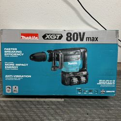 Makita - 40V max X2 XGT 80V max Brushless Cordless 28 lb. AVT Demolition Hammer Kit, AWS 4.0Ah