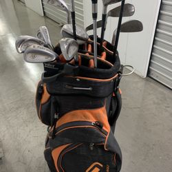 Golf Club Set Complete With Bag And Golf Clubs