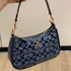 Blue Shoulder Bag