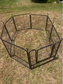 Dog Playpen for Indoor, Yard, RV Camping, 24 inch 8 Panels.