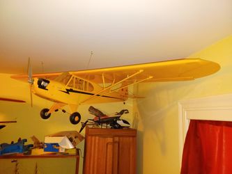 Hanger 9 Piper Cub 80 Inch Wingspan Remote Control Electric  Airplane