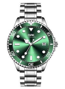 Mens Watch Analog Quartz Casual Dress Waterproof Luminous Date Stainless Steel
