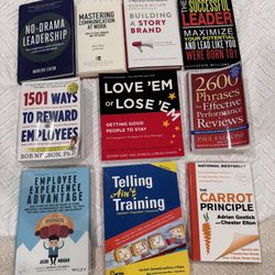 10-Book Professional Leadership Development & Communication Bundle – Great condition! Retails over $260
