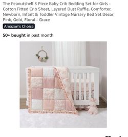 Crib bedding set