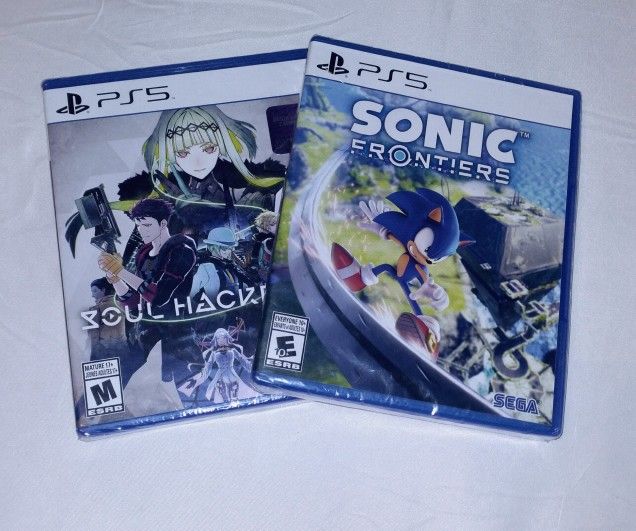 Sonic Frontiers/ Soul Hackers 2 PS5 Game Bundle