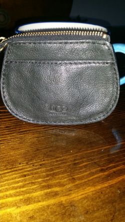 Leather UGG coin purse