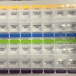 Seven Day Pill Organizer - FREE