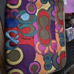 Coach Poppy Signature Laptop 💻 Bag 16" X 12