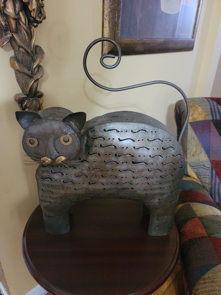 Metal Cat - Tea Light