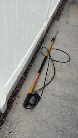 Pressure cleaning extension