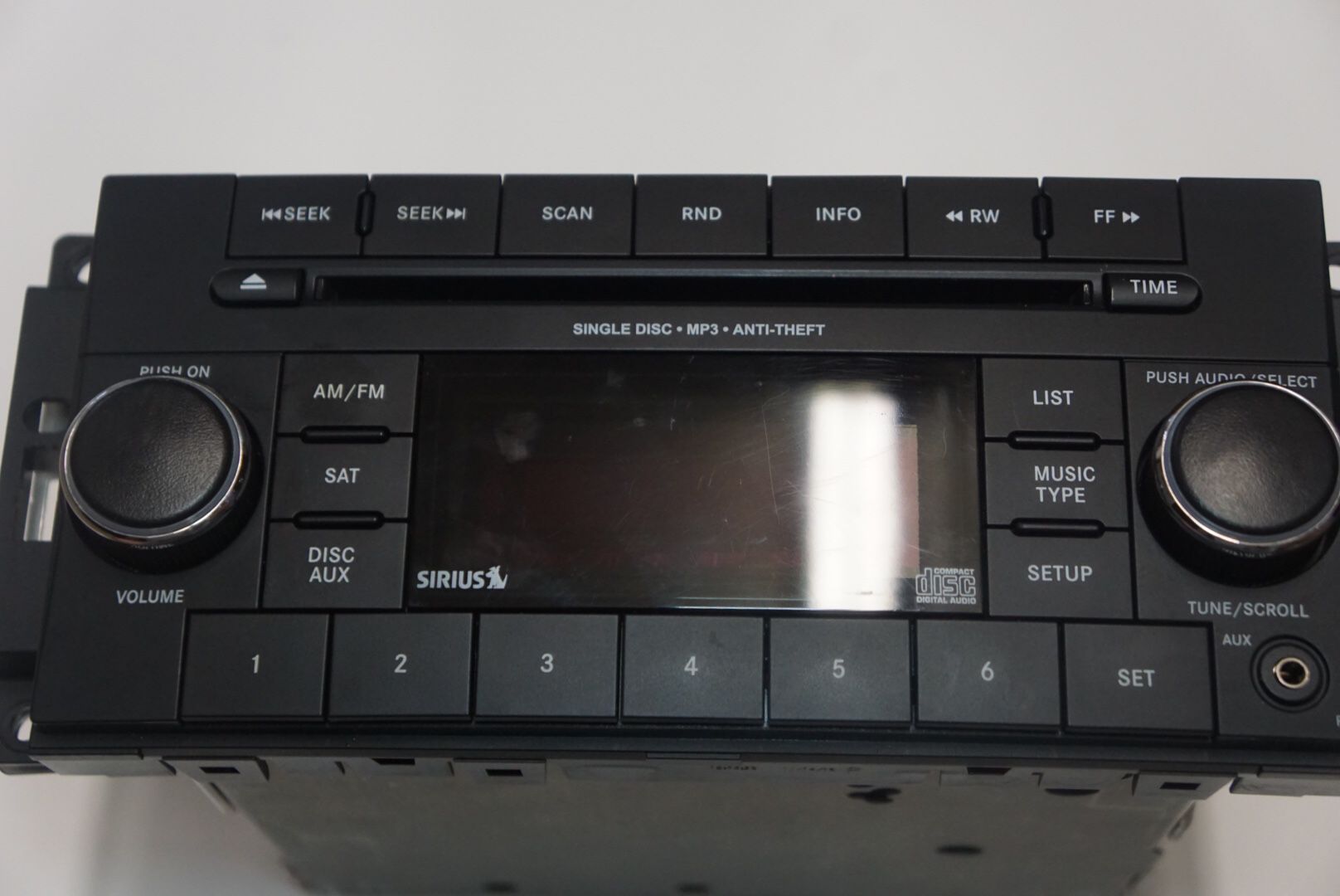 OEM Chrysler Dodge Jeep am fm CD factory Stereo auxiliary Sirius radio