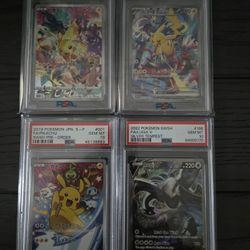 Pokemon  Psa 10 Slabs 