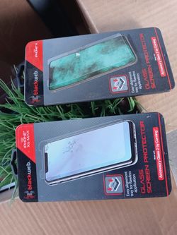 Tempered glass and just the hard case all 3 $15