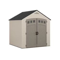7 ft. W x 7 ft. D Plastic Shed