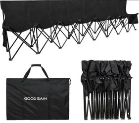 Good Gain Folding Chair / 8 seater Portable Bench – New