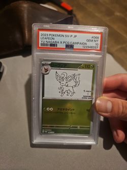 PSA 10 Leafeon 2023 Pokemon SV-P JP Yu Nagaba Promo