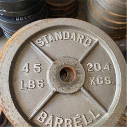 45lb Plates 75$ A Pair
