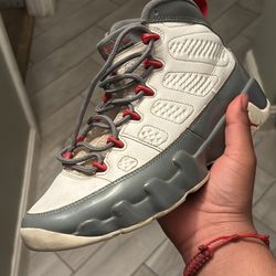 Jordan 9s Fire Red Greys SEND ME AN OFFER