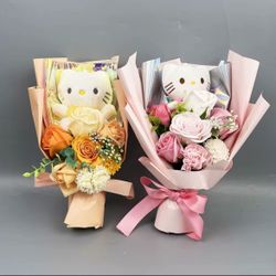 Cute Plush Toy Flower Bouquets 