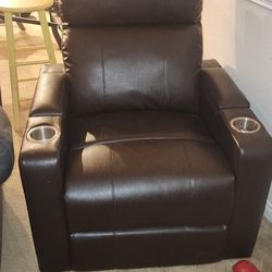 Recliner Leather Like Good Condition