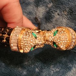 Jaguar Rinestone Bracelet 