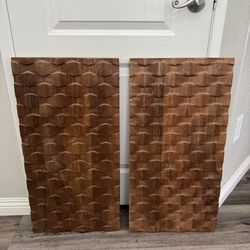 Wood wall decor