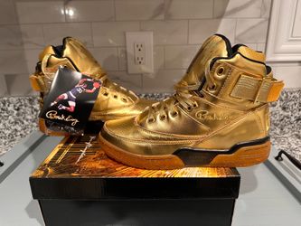 Patrick Ewing Metallica Gold/Black (Teyana Taylor) Aloysius 33 Hi X Packer US Mens Size9