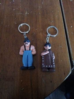 Two homies keychains