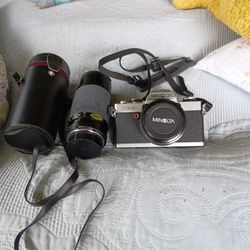 Minolta Cameras With Additional Lens