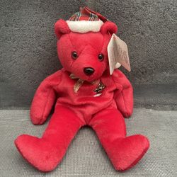 Christmas 1999 Vintage LERC  Plush Westi The Coastal Cubs Holiday Collection Red