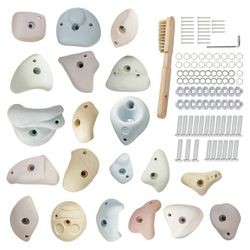 Qicrdvi 20 PCS Rock Climbing Holds for Kids Adults Indoor Outdoor