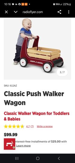 Radio flyer kids walker