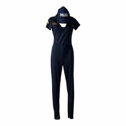 Sexy Police Adult Women’s Halloween Costume. Size Small (New) *Jumpsuit *Cap *Handcuffs.
