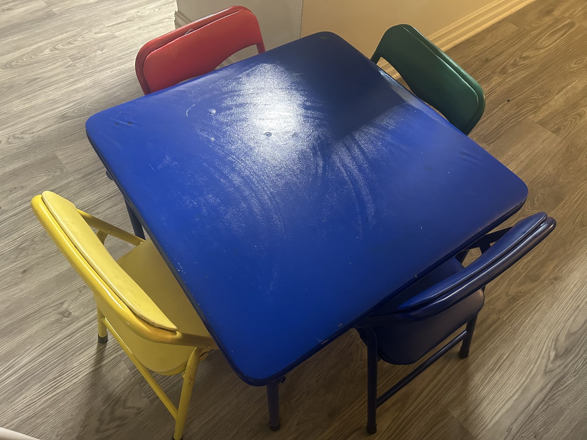 Used Kids metal table set