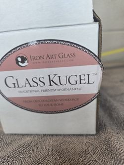 Glass Kugel Ornament 